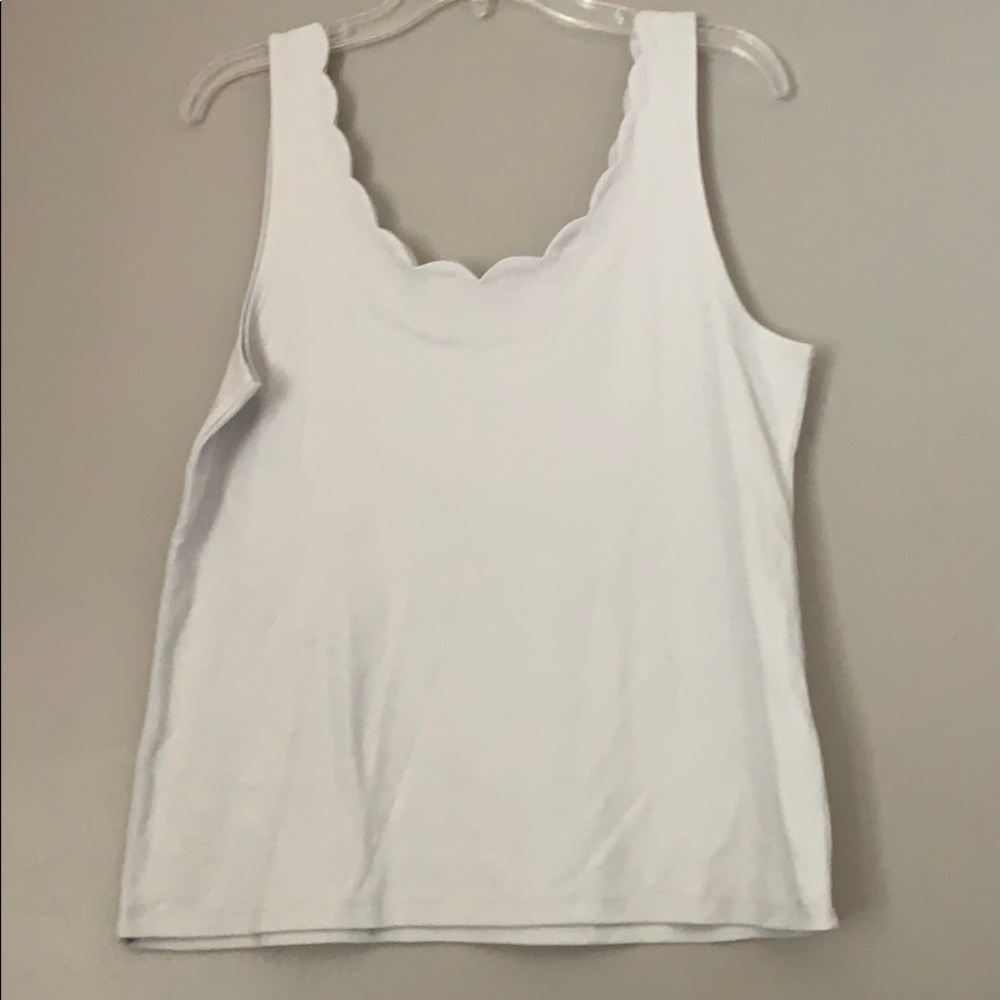 J.Crew Scalloped Top
